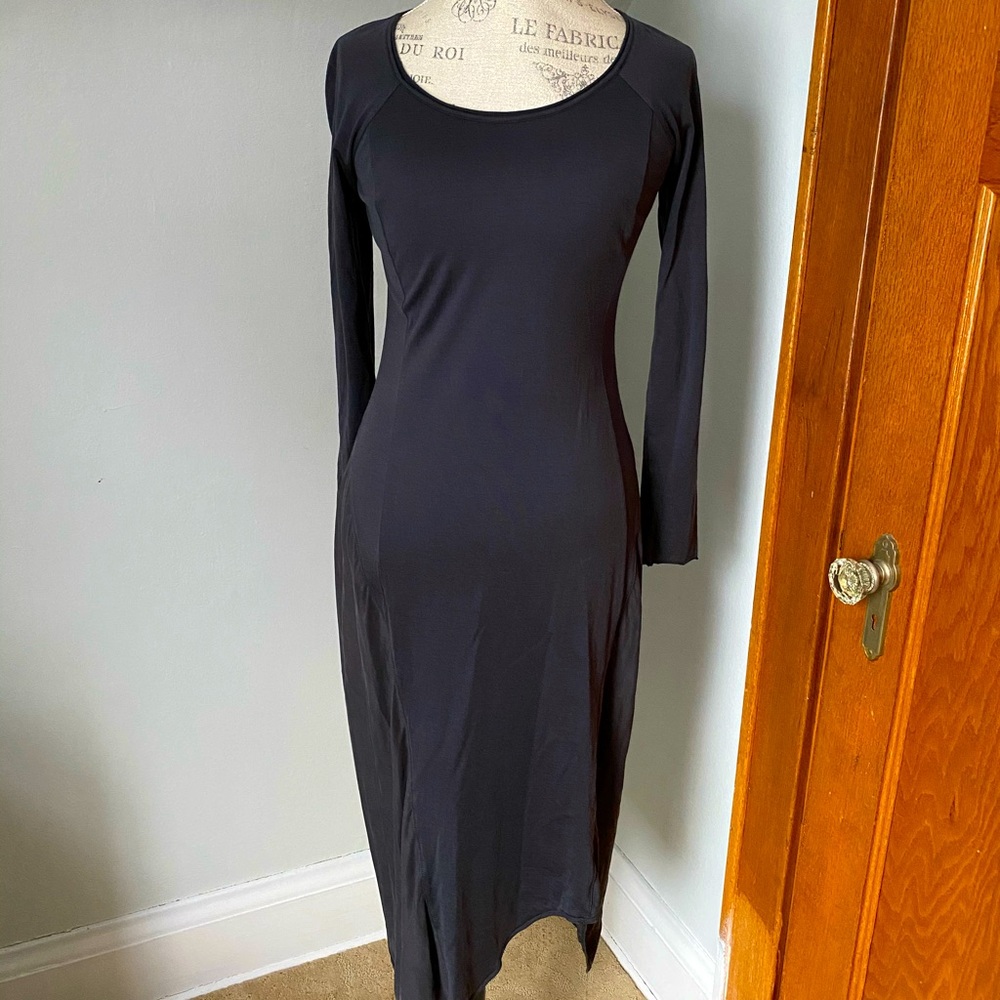 Go Silk (washable silk) black dress, size XS.